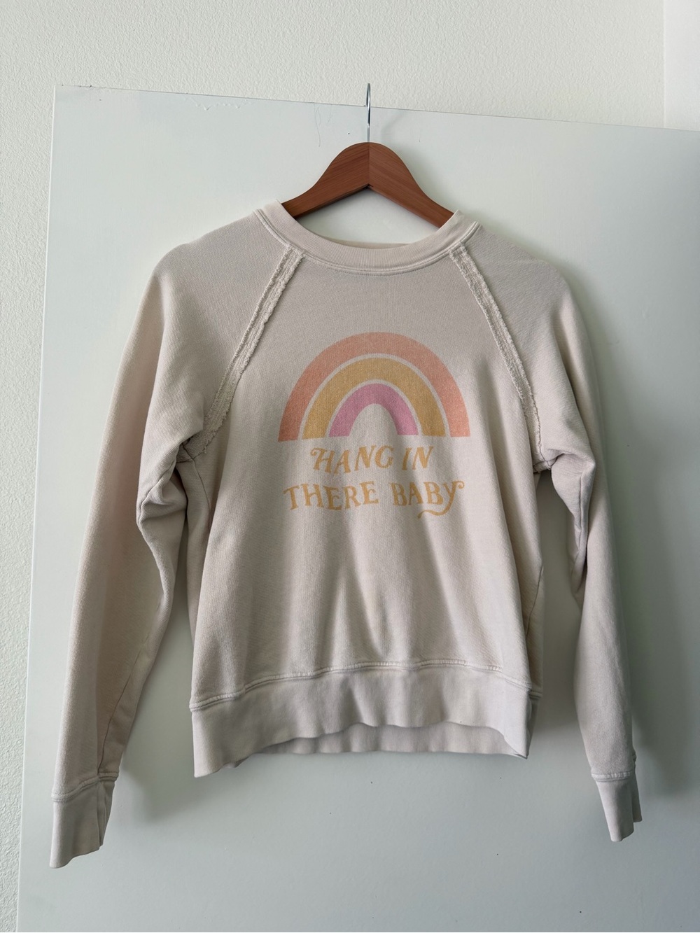 MATE French Terry Hang in There Baby Sweater